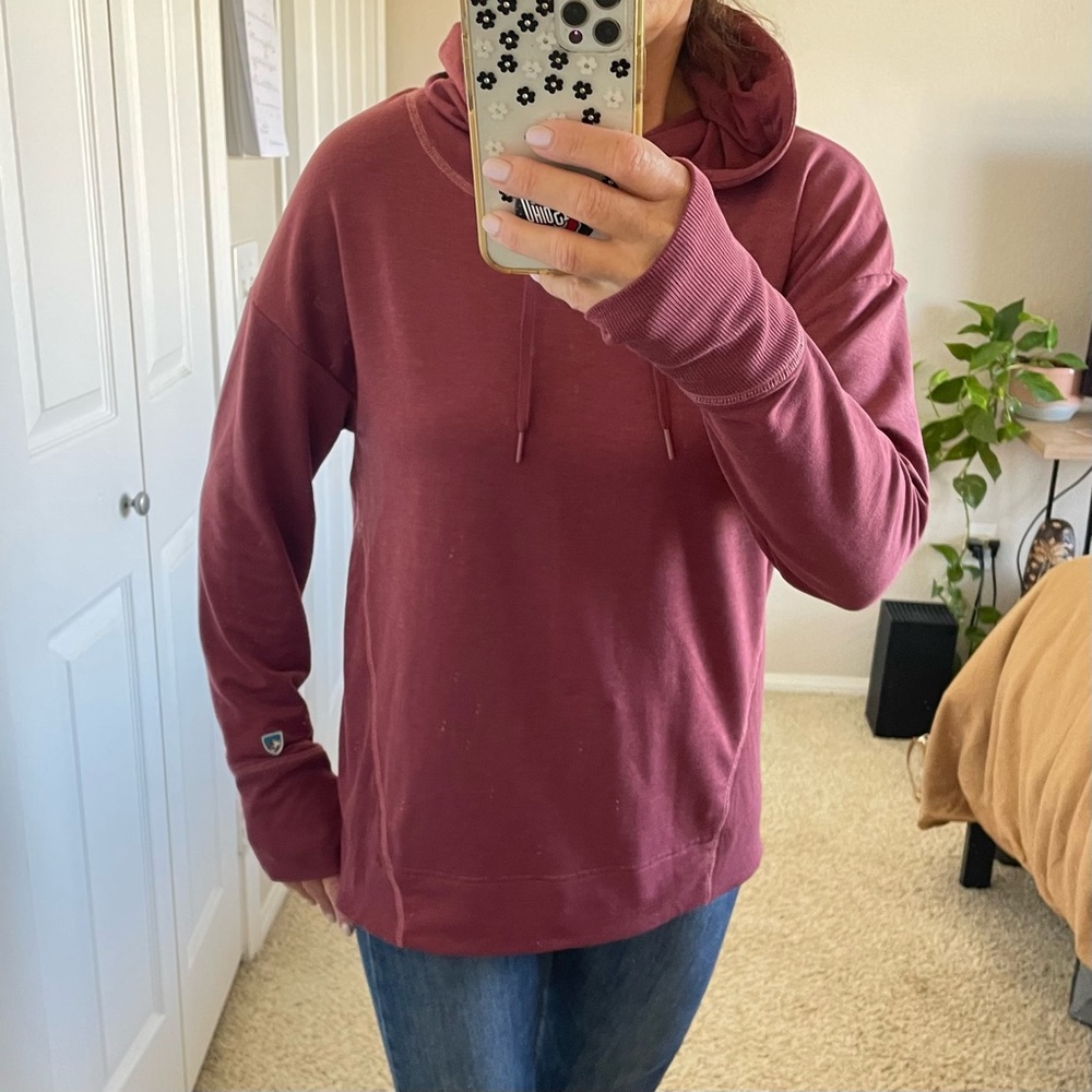 Kuhl Women's Hoodie in Burgundy